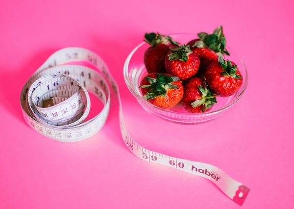 Strawberries and measuring tape 1172019