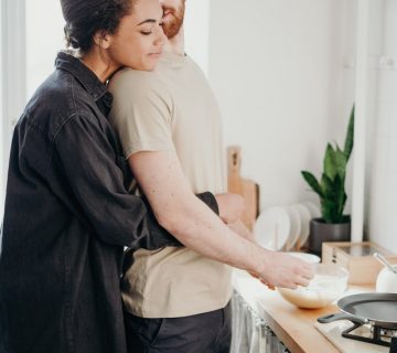 Photo of woman hugging her man 3692759 360x320