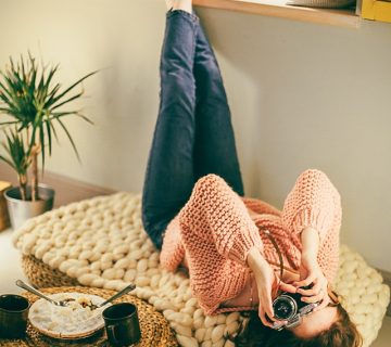 Photo of a woman holding camera 1261378 360x320